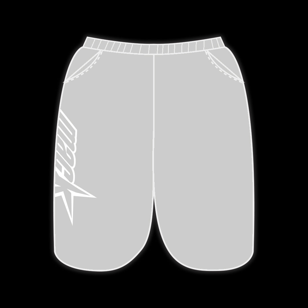 Bermuda Moletom Mackstars Cinza