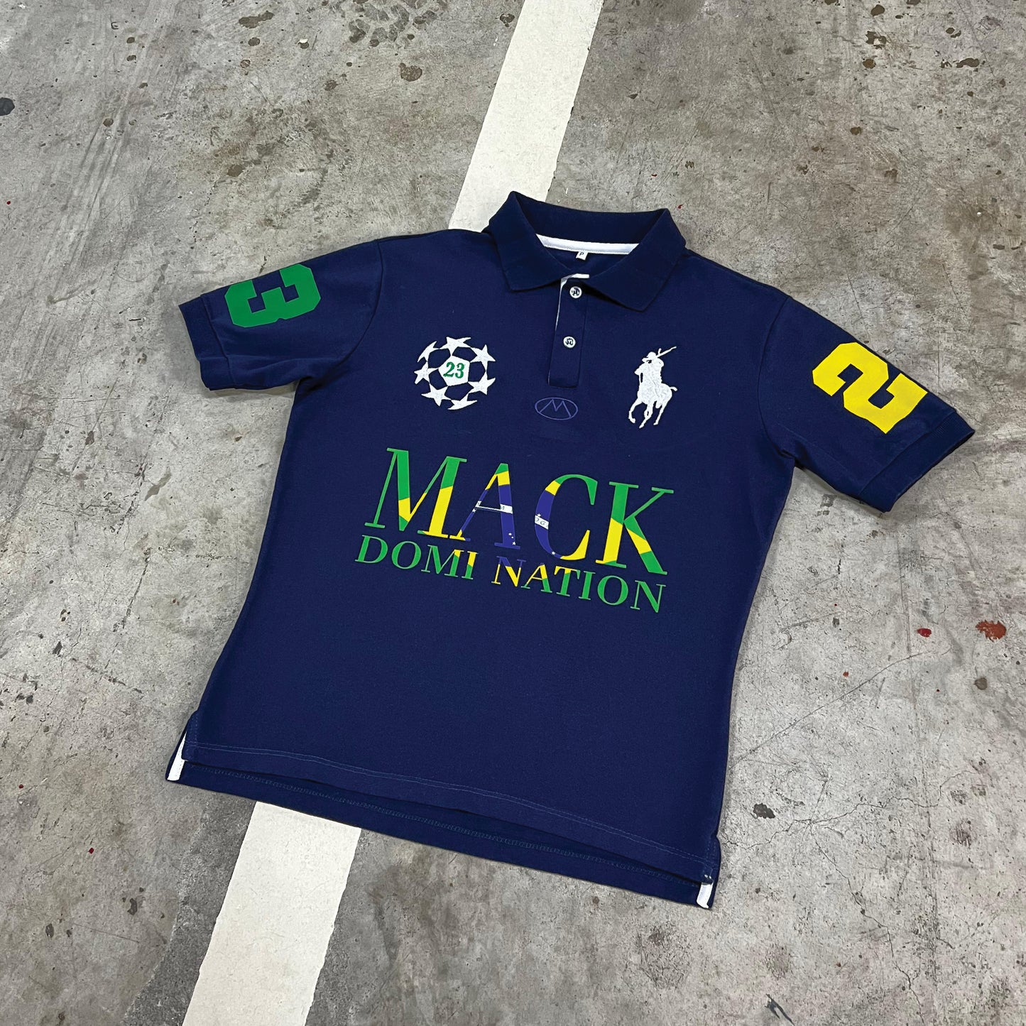 Polo Mack Brasil Azul