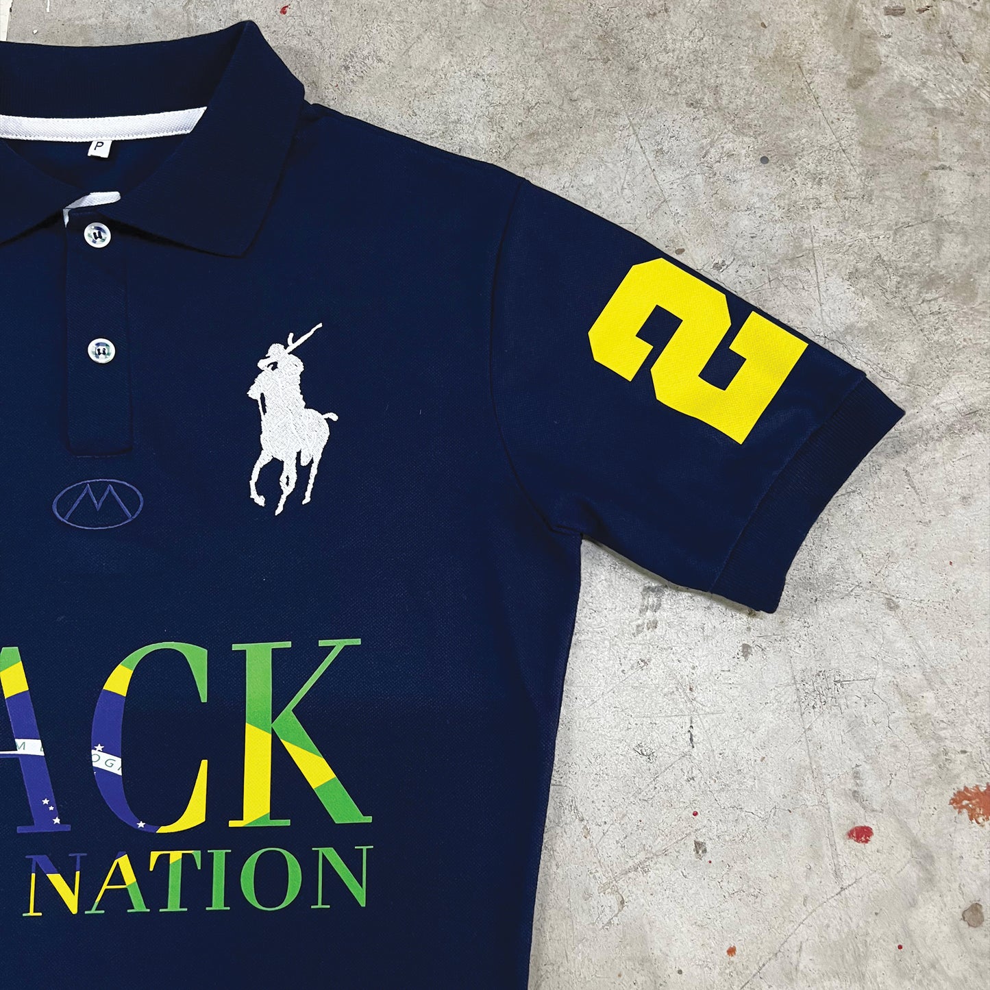 Polo Mack Brasil Azul