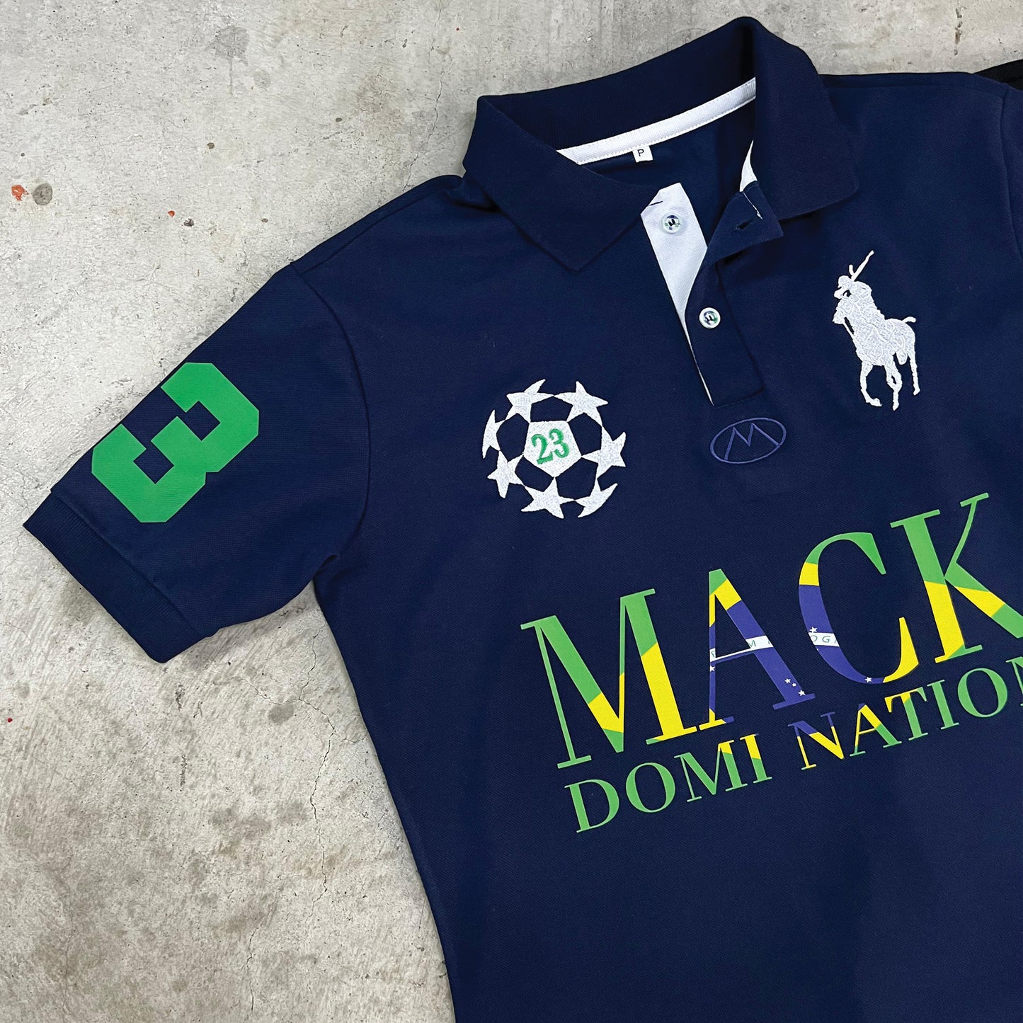 Polo Mack Brasil Azul