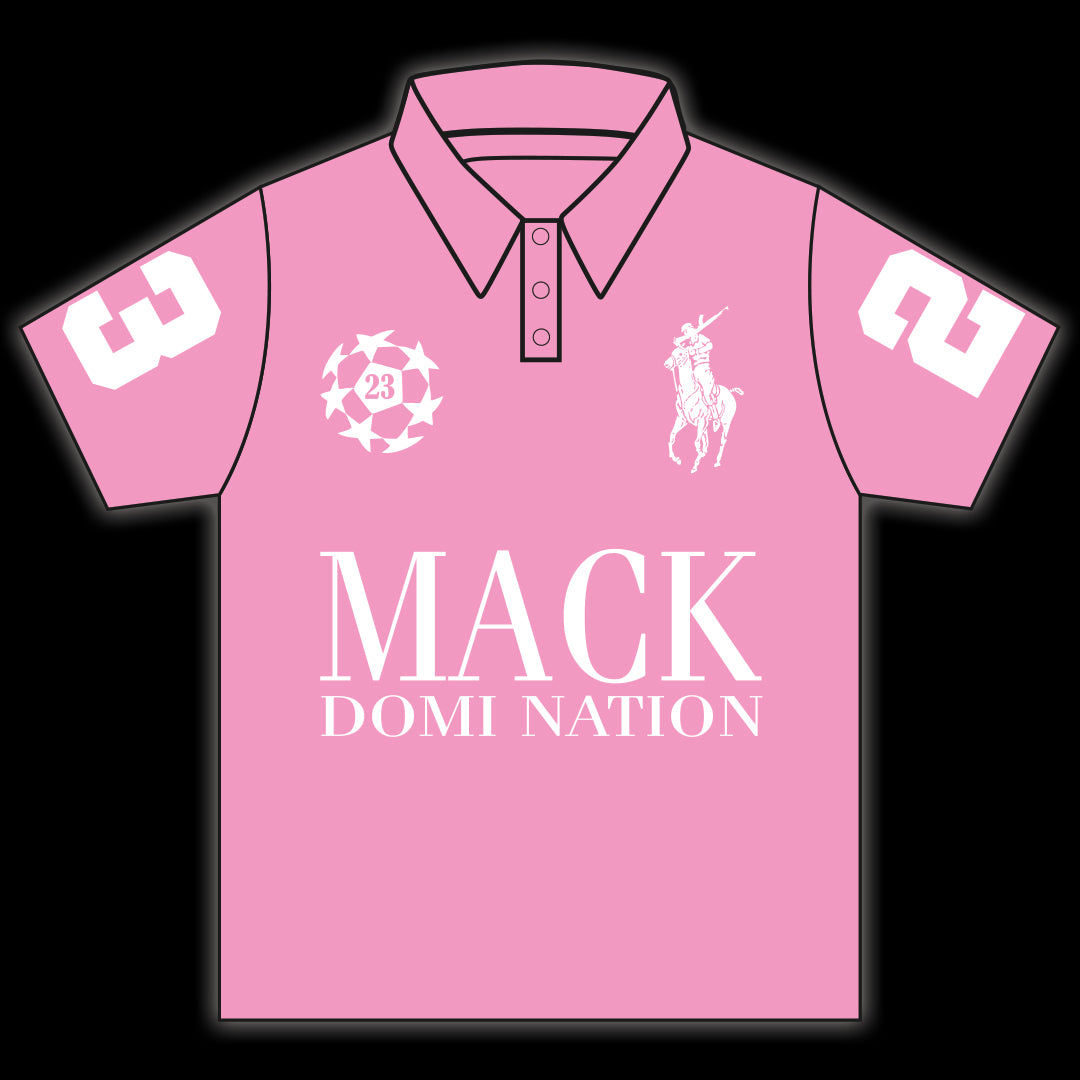 Mack Polo Domination Rosa & Branco