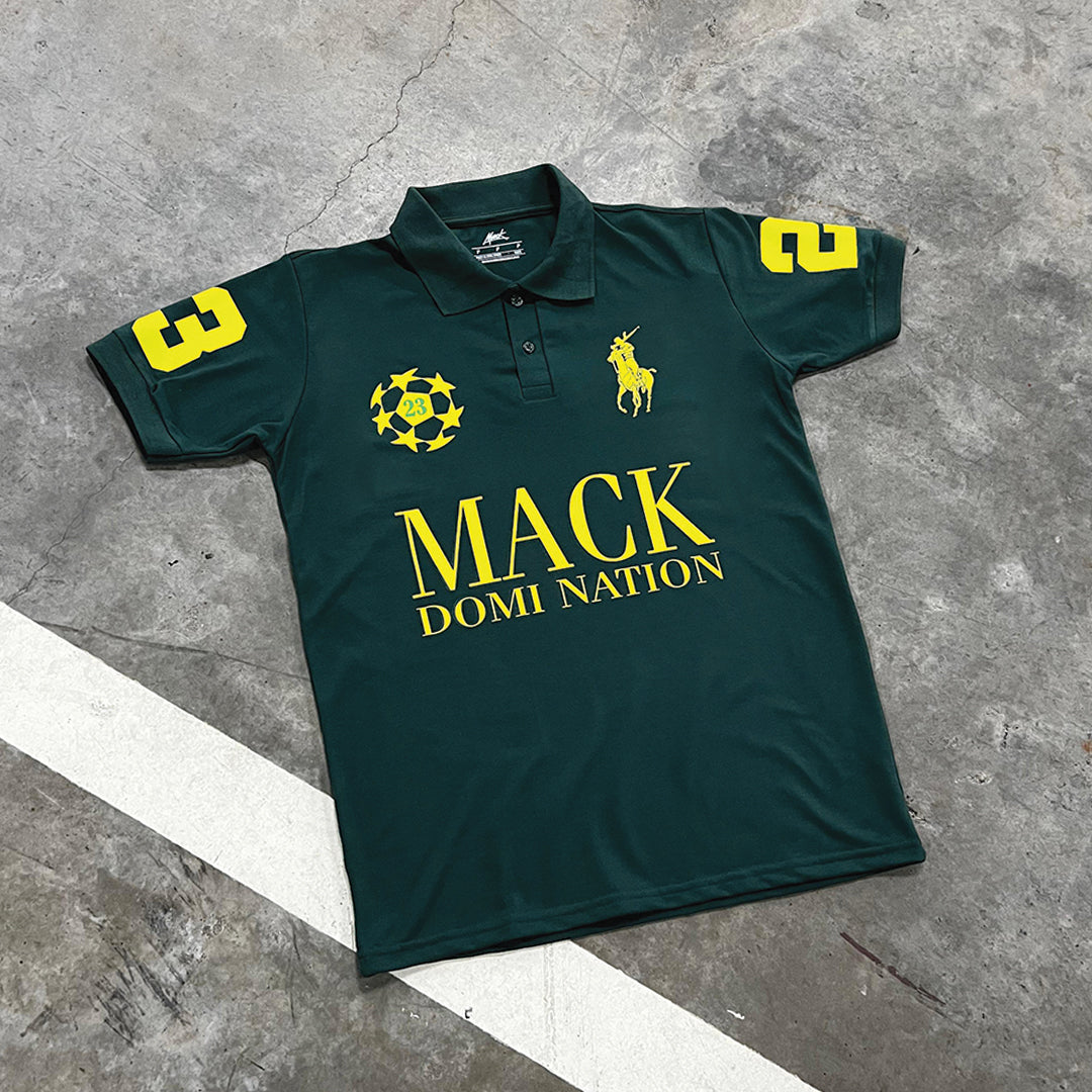 Mack Polo Domination Verde & Amarelo