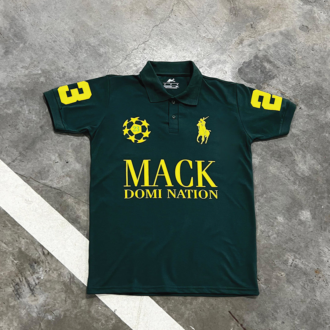 Mack Polo Domination Verde & Amarelo