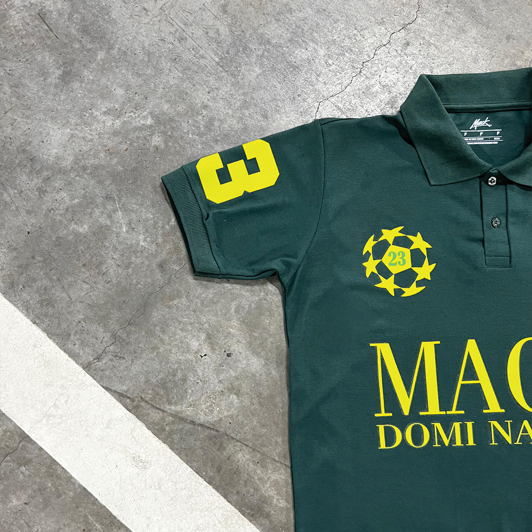 Mack Polo Domination Verde & Amarelo