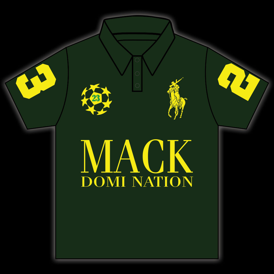 Mack Polo Domination Verde & Amarelo