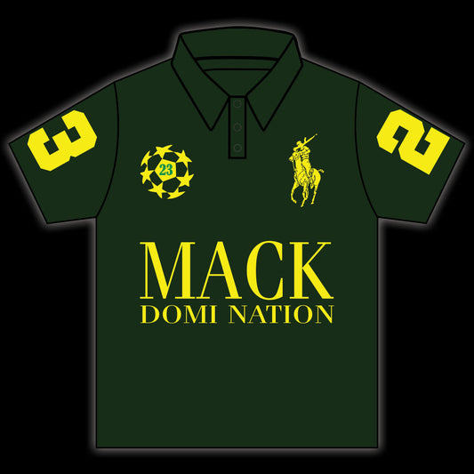 Mack Polo Domination Verde & Amarelo